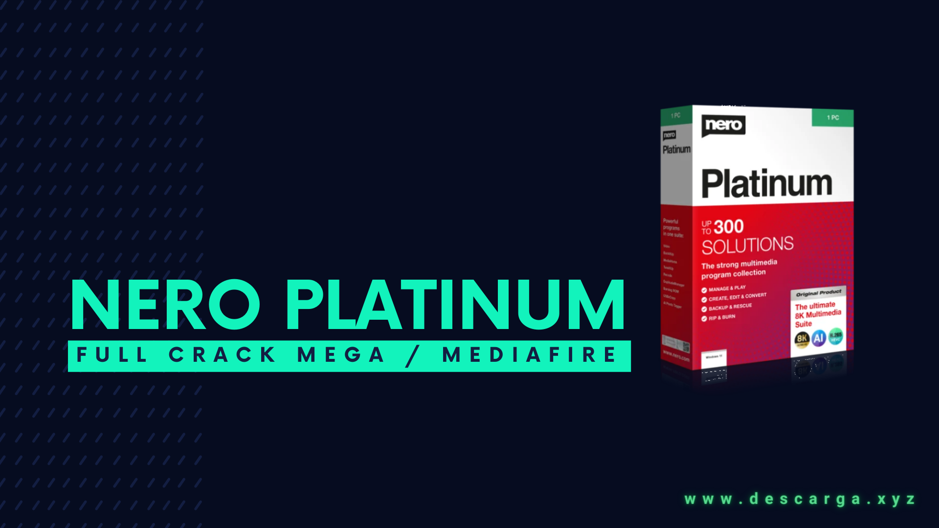 Download 🥇 Nero Platinum 2021 FULL! v23.0.1010 CRACK! ✅ MEGA