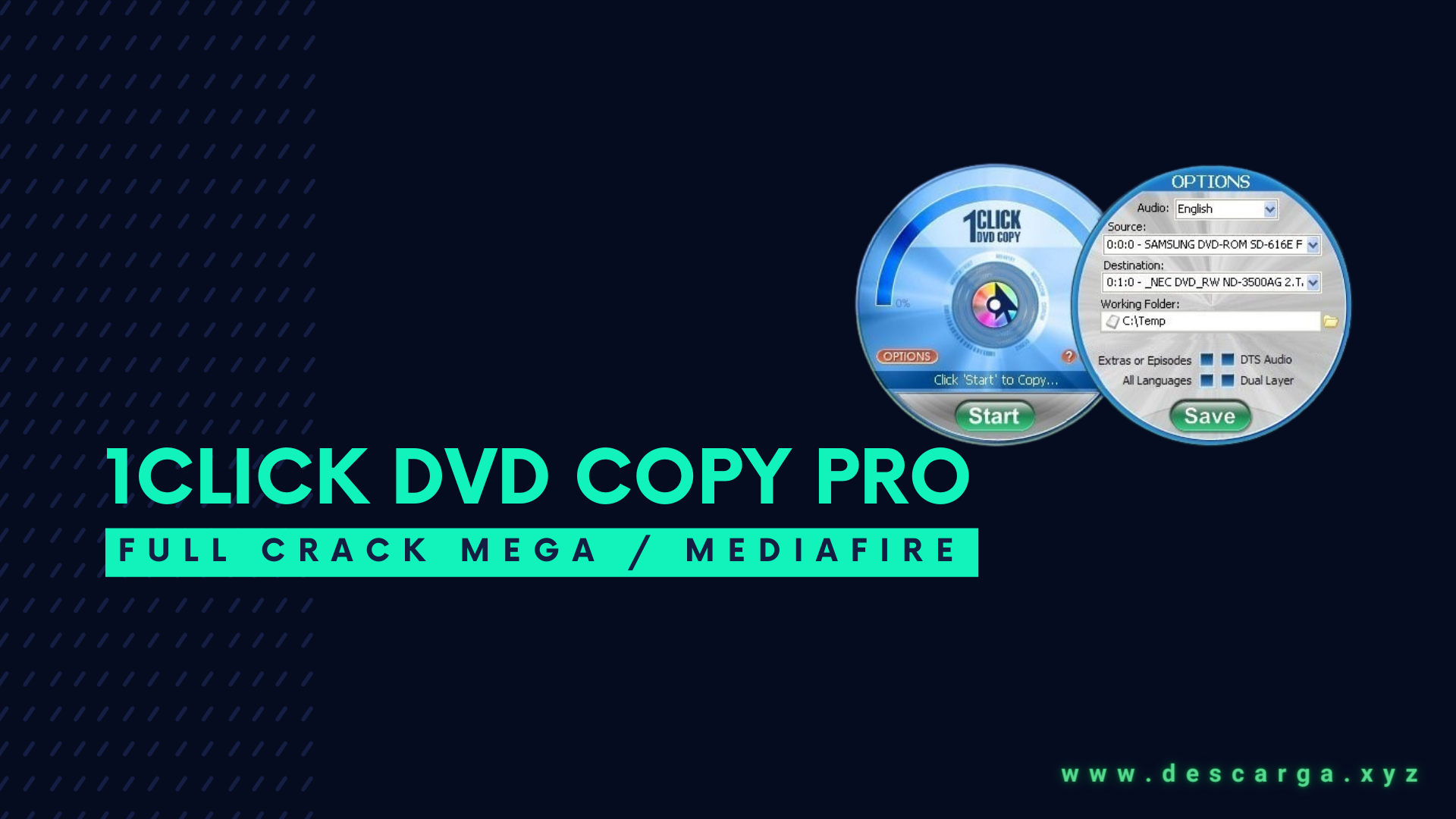1CLICK DVD Copy Pro Full Crack Descargar Gratis por Mega
