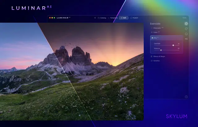 Luminar AI Full mejora de retratos con IA en Windows 11