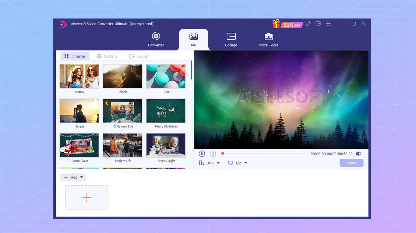 Interfaz de Aiseesoft Video Converter Ultimate Full en Español