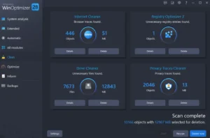Análisis de rendimiento con Ashampoo WinOptimizer Full