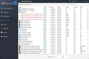 Modulos en Ashampoo WinOptimizer Full