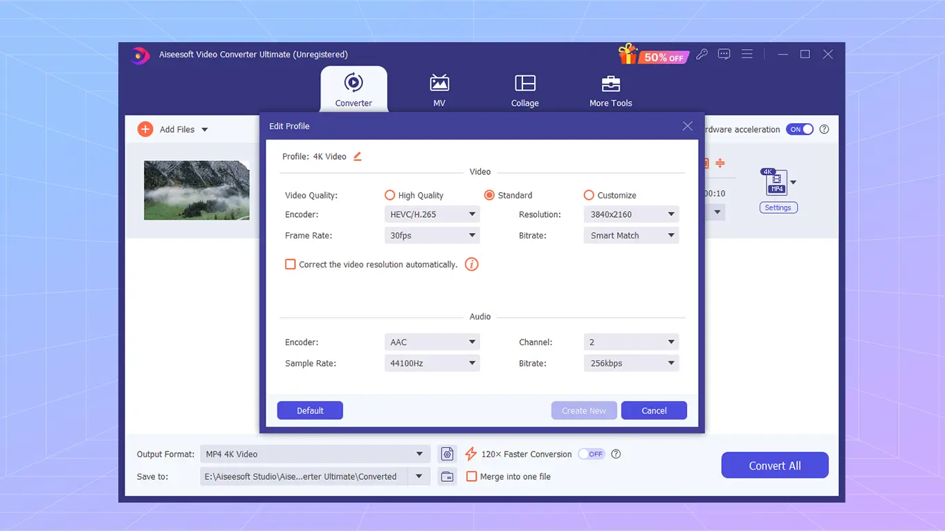 Editor de video de Aiseesoft Video Converter Ultimate Full