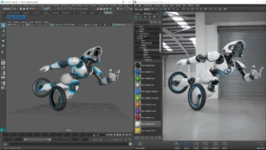 Interfaz de Luxion KeyShot Full mostrando render 3D en tiempo real