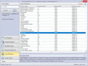 Modo forzado de Revo Uninstaller Pro Full eliminando programa difícil