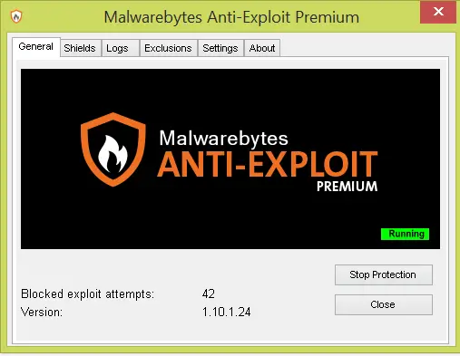 Malwarebytes Anti-Exploit Premium Full en Español interfaz principal en Windows 11