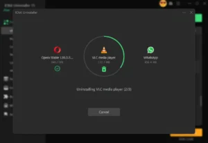 Desinstalación forzada con IObit Uninstaller Pro Full eliminando archivos residuales