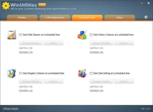 winutilities professional full optimizador windows interfaz