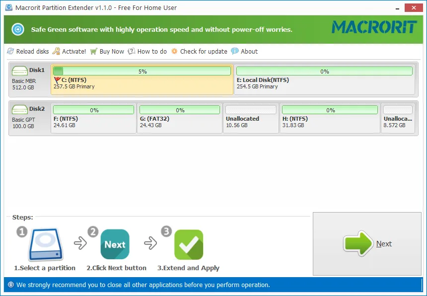 macrorit partition expert software particiones windows profesional