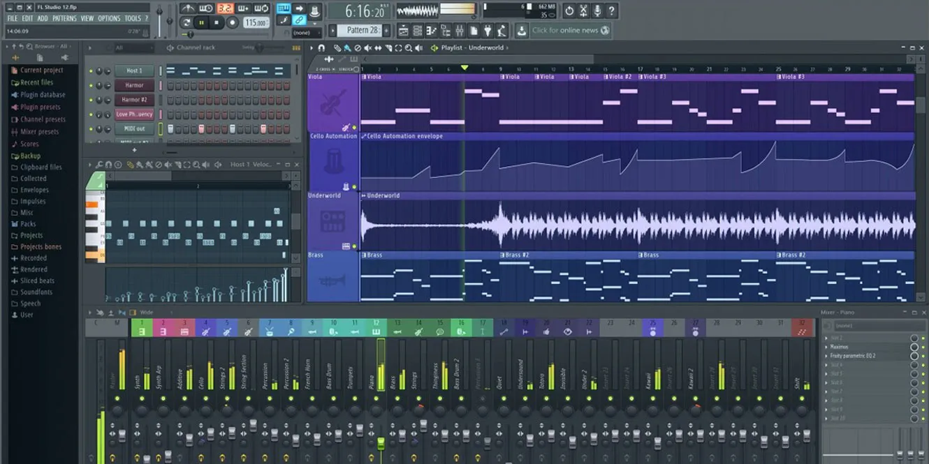 fl studio full produccion musical daw interfaz completa