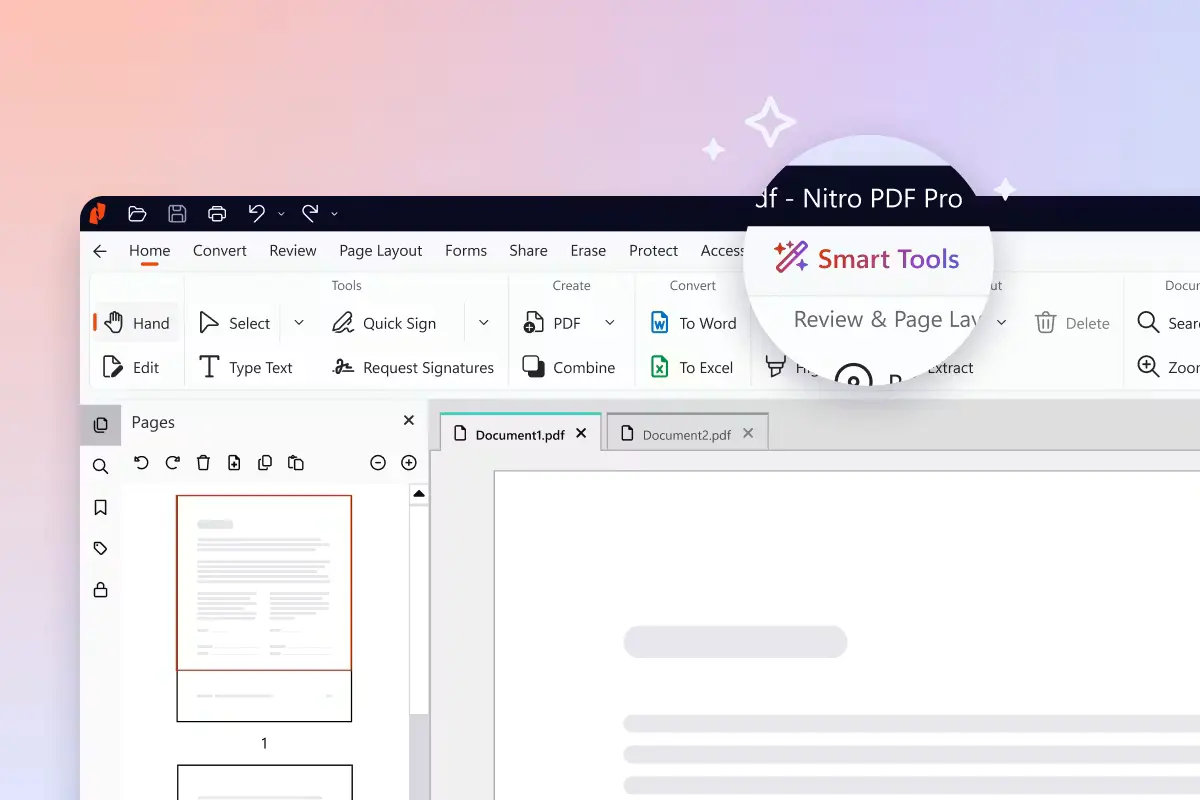 Nitro PDF Pro 26 Full - Activación correcta Nitro PDF Pro 26 Full activado correctamente mostrando versión Pro sin aviso de prueba ni contador de días