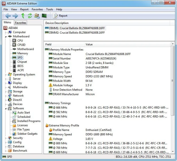 AIDA64 Extreme - Pantalla principal AIDA64 Extreme v8.25.8200 Full en Español - Pantalla principal mostrando el árbol de información de hardware del sistema con CPU, placa base, memoria y GPU detectados