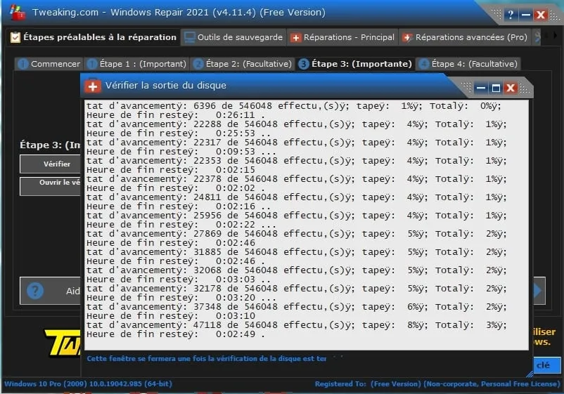 Tweaking Windows Repair PRO - Selección de reparaciones Tweaking Windows Repair PRO - Selección de reparaciones individuales: registro, Firewall, WMI y Windows Update