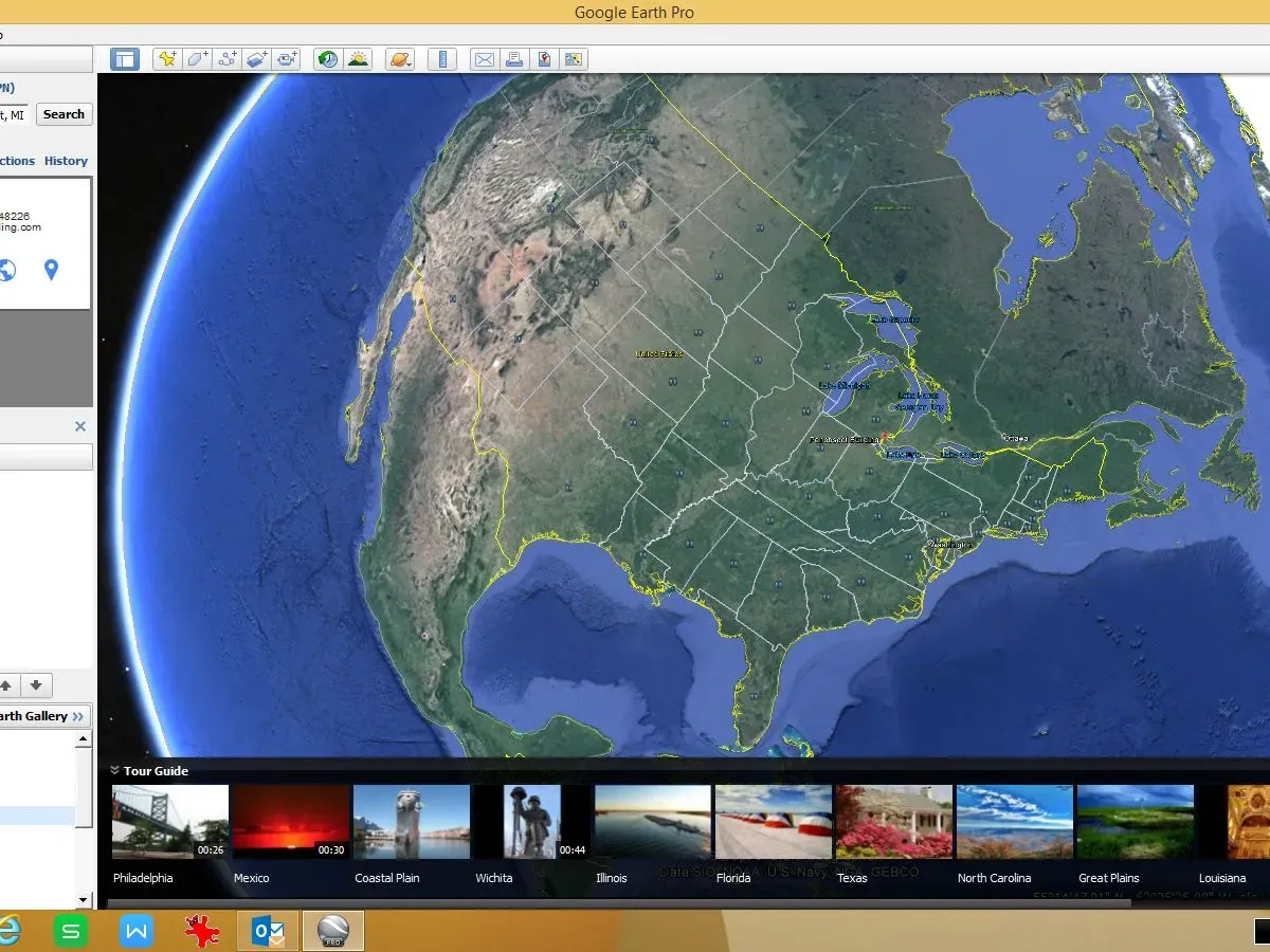 Google Earth Pro - Vista ciudad 3D Google Earth Pro Full en Español - Vista aérea de una ciudad con edificios en 3D detallados mostrando calles, manzanas y alturas reales de los rascacielos