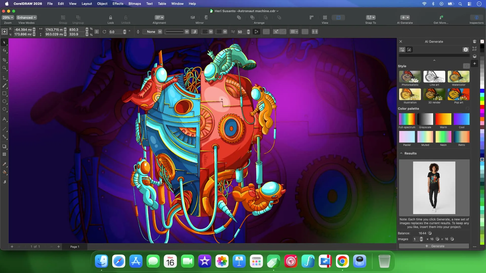 CorelDRAW Graphics Suite 2026 Full en Español - Corel PHOTO-PAINT con imagen fotográfica abierta mostrando las herramientas de retoque y el panel de capas